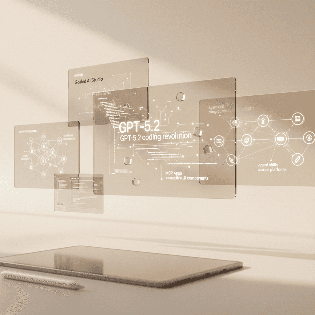 AI Ecosystem Update Week 5/2026: GPT-5.2 Revolutionizes Coding, MCP Apps Bring Interactive UIs, and Google AI Studio Goes Independent