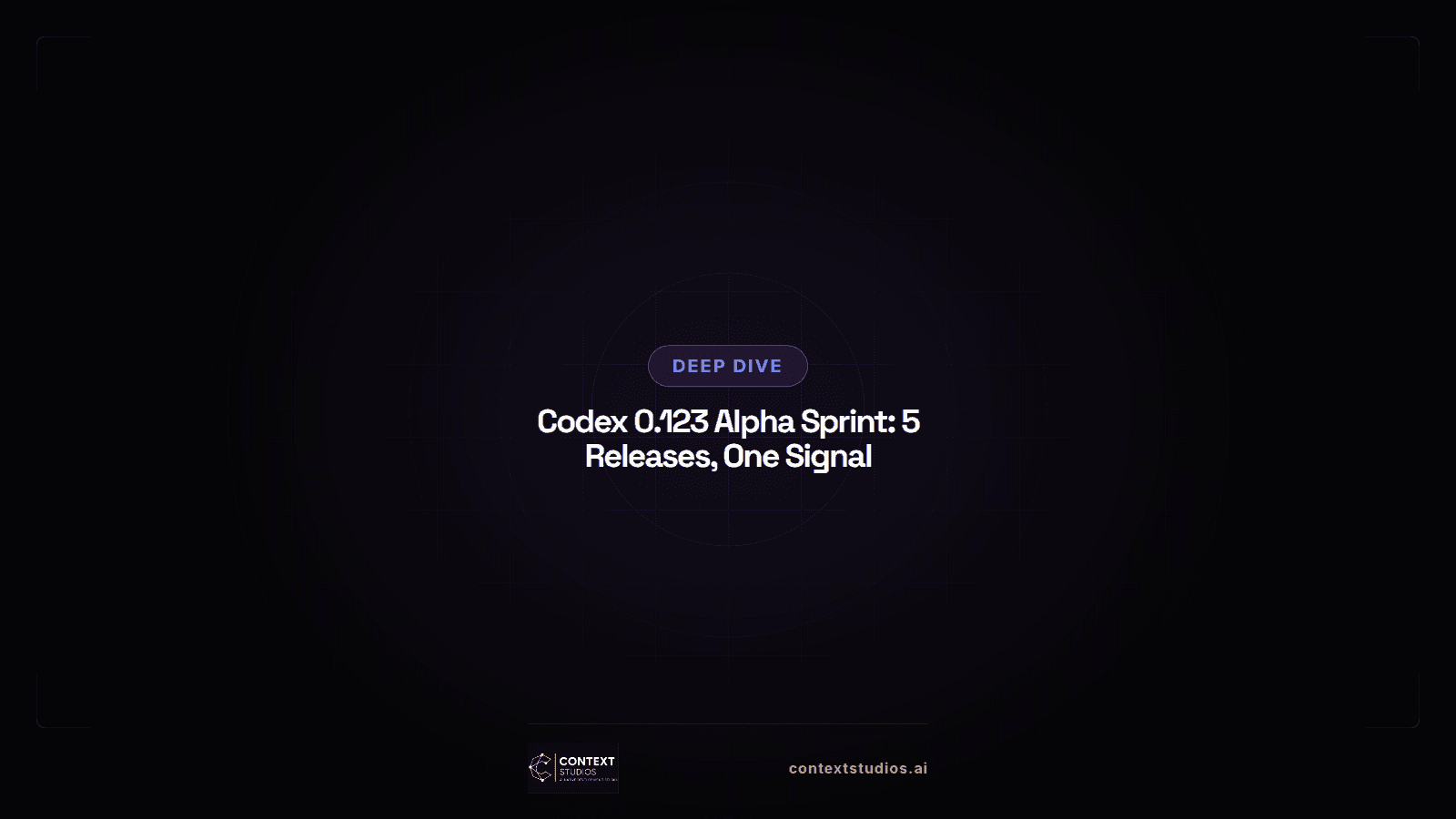 Codex 0.123 Alpha Sprint: 5 Releases, One Signal