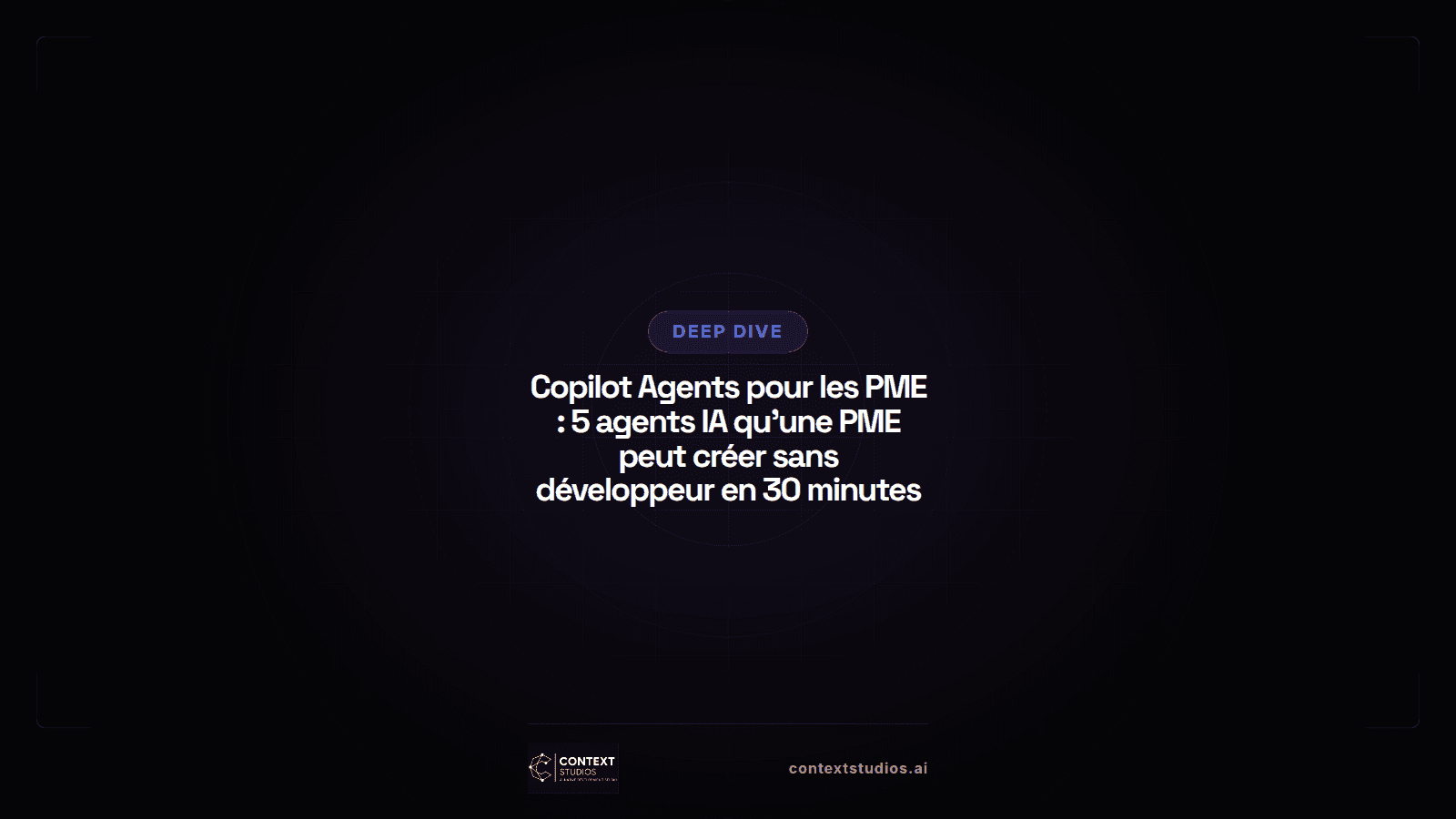 Copilot Agents pour les PME : 5 agents IA qu'une PME peut créer sans développeur en 30 minutes