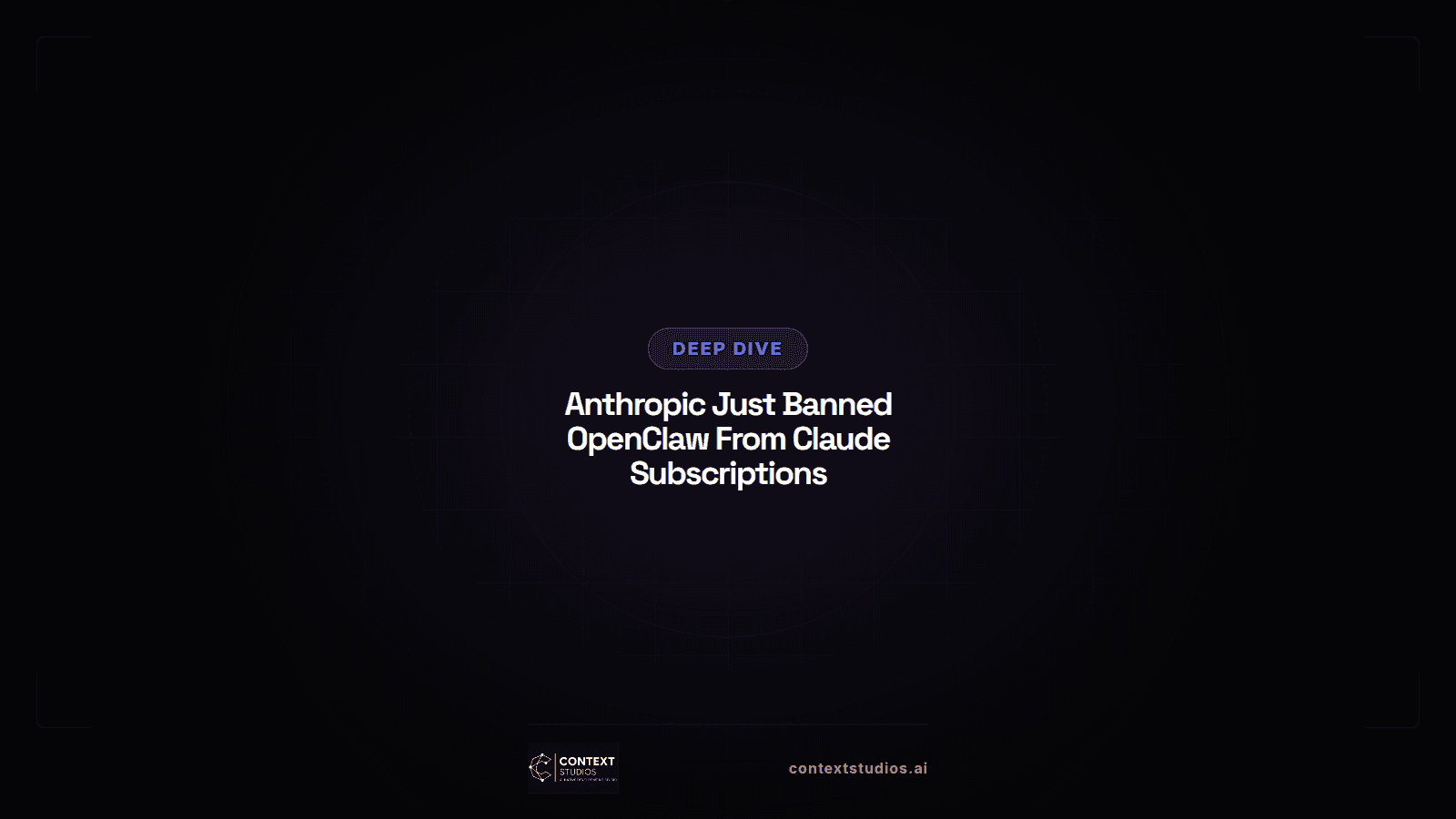 Anthropic Just Banned OpenClaw From Claude Subscriptions — And It's Bigger Than It Looks