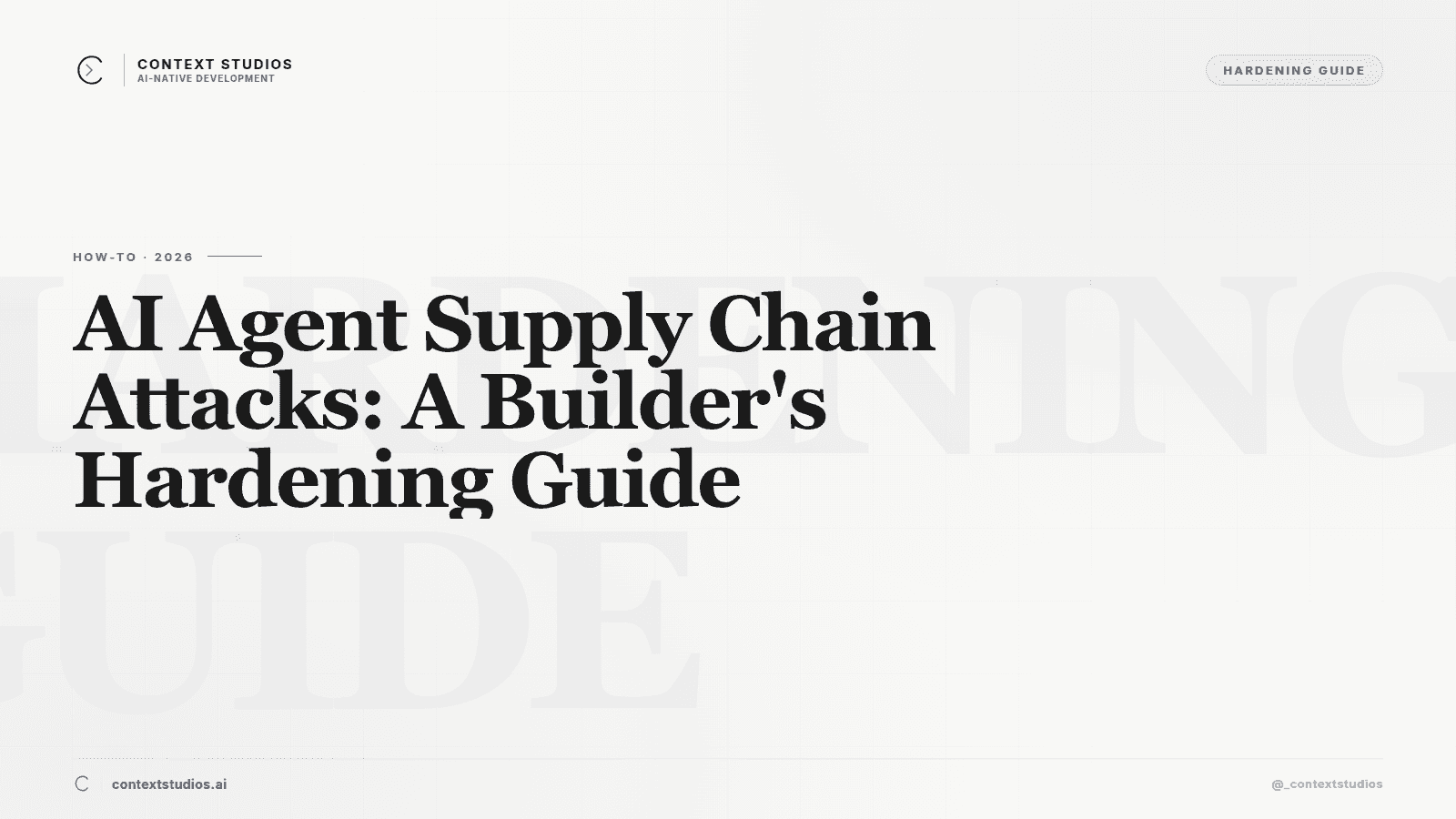 Proteggere la supply chain degli agenti IA