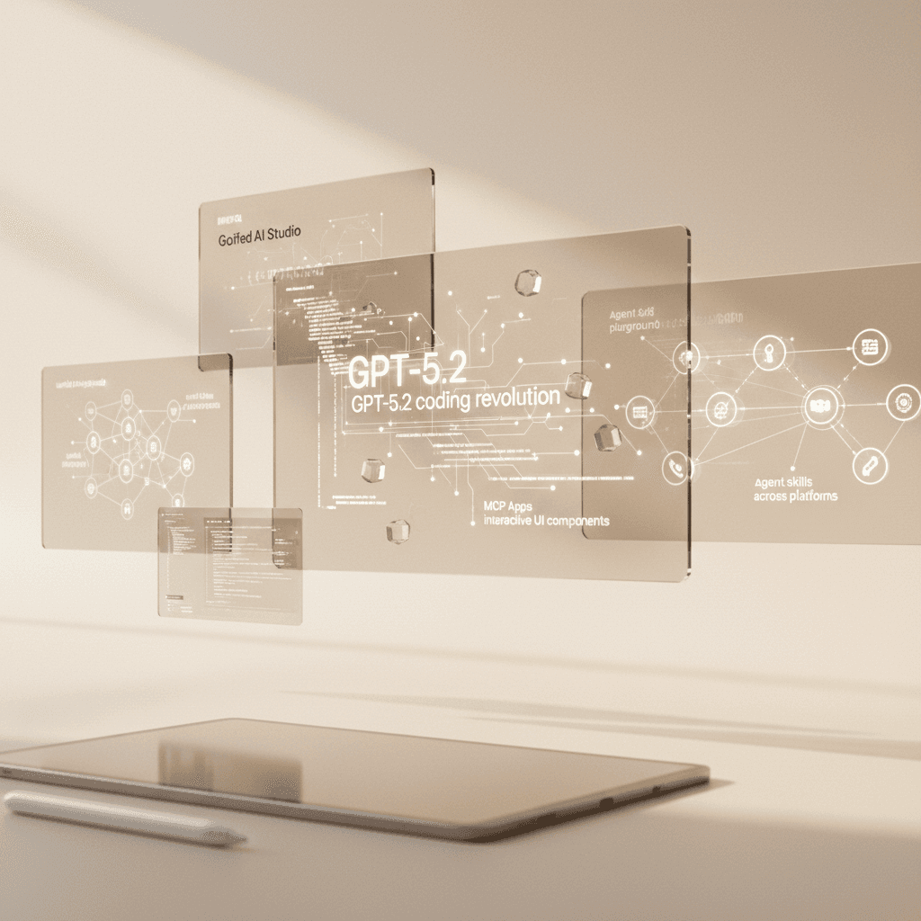 AI Ecosystem Update Week 5/2026: GPT-5.2 Revolutionizes Coding, MCP Apps Bring Interactive UIs, and Google AI Studio Goes Independent