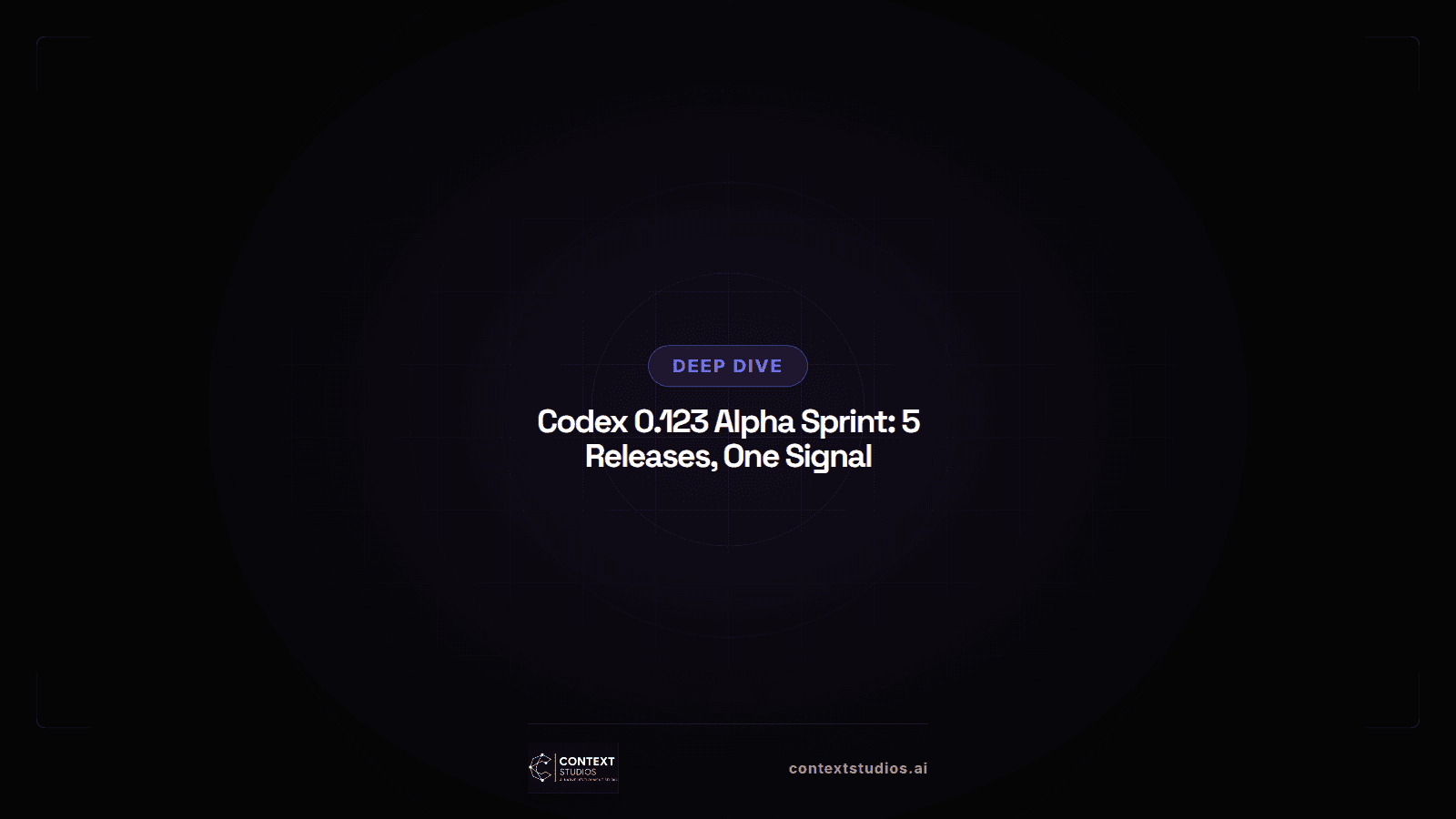 Codex 0.123 Alpha-Sprint: 5 Releases, ein Signal