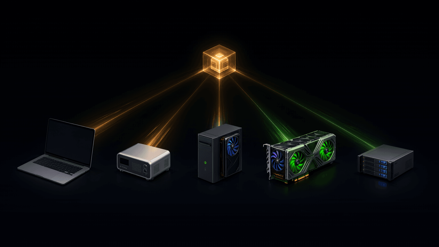 Ein Modell, sechs Hardware-Stufen — was wir gemessen haben