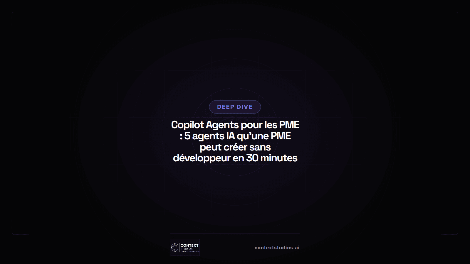 Copilot Agents pour les PME : 5 agents IA qu'une PME peut créer sans développeur en 30 minutes