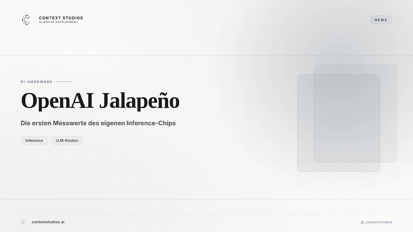 OpenAI Jalapeño: Das sind die ersten Messwerte des eigenen Inference-Chips