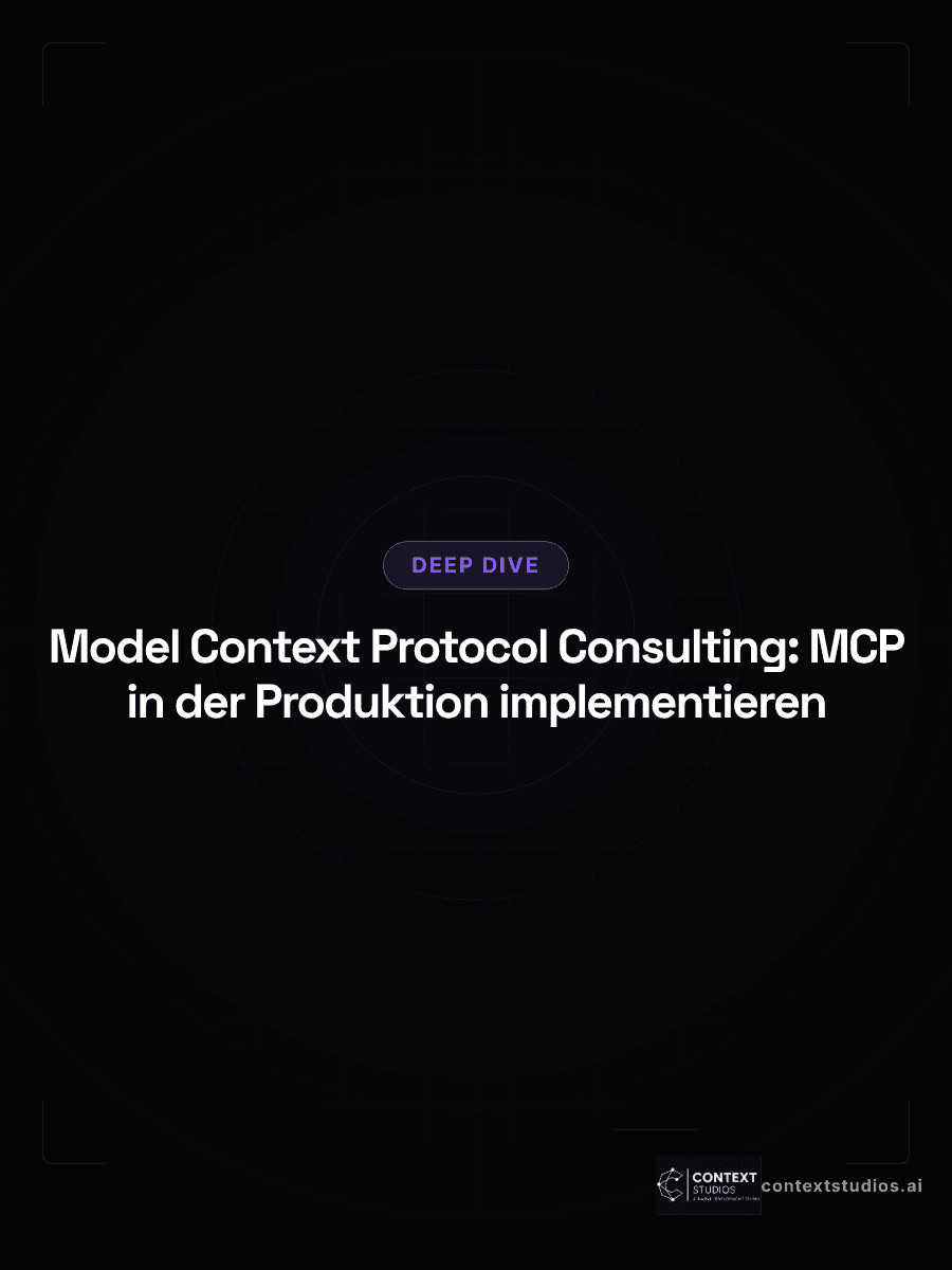 Model Context Protocol Consulting: MCP in der Produktion implementieren