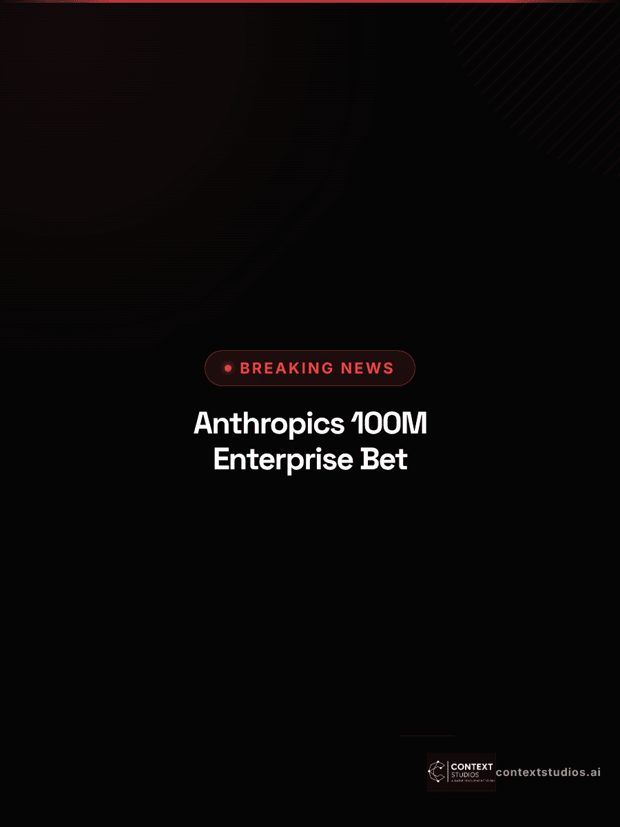 Anthropic's $100M Enterprise Bet: Why the Claude Partner Network Changes the Game
