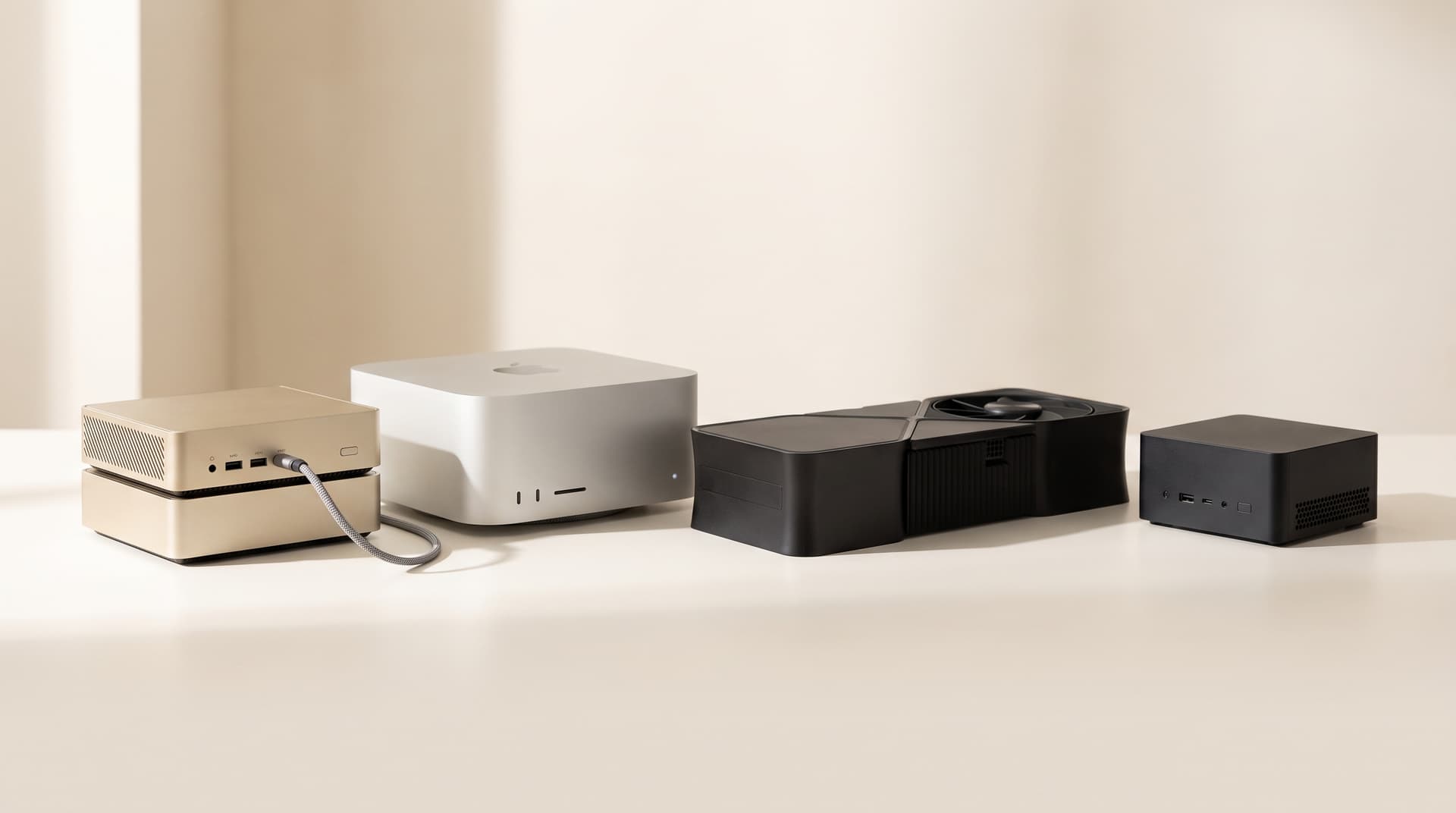 Lokale KI-Hardware 2026: DGX Spark, Mac Studio M5 Ultra, RTX 5090 und Strix Halo im Vergleich