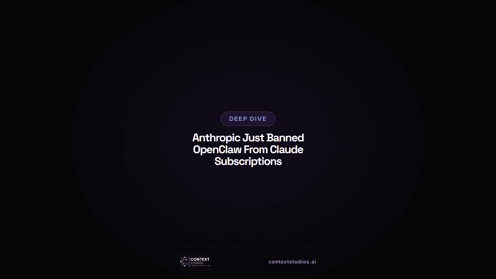 Anthropic Just Banned OpenClaw From Claude Subscriptions — And It's Bigger Than It Looks