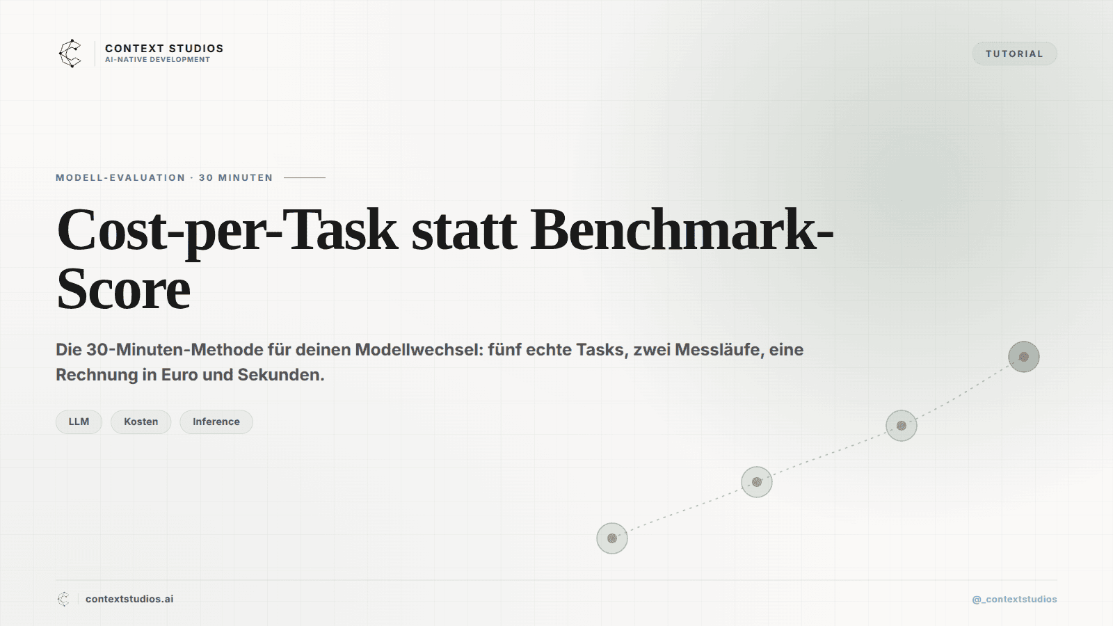 Cost-per-Task statt Benchmark-Score: die 30-Minuten-Methode, die deinen Modellwechsel wirklich entscheidet