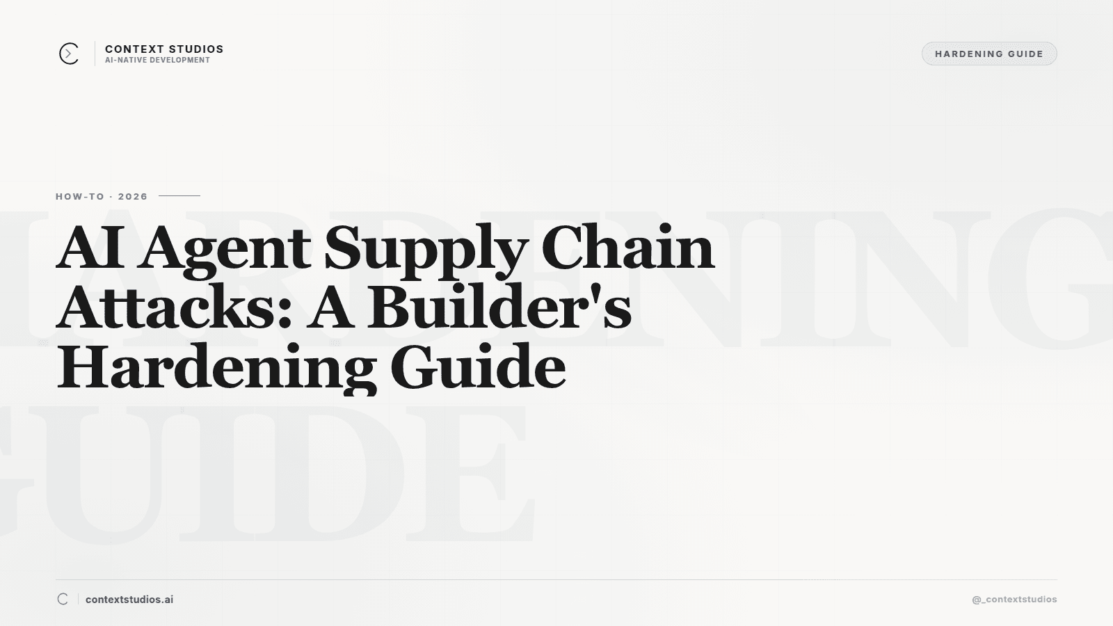 Proteggere la supply chain degli agenti IA