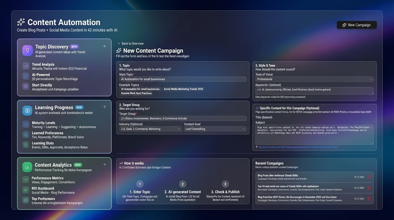 Content Campaign Automation Engine